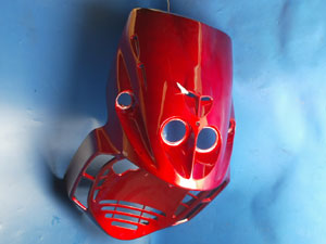 Front panel gloss red Malaguti F12 Phantom 50 066.120.81 new