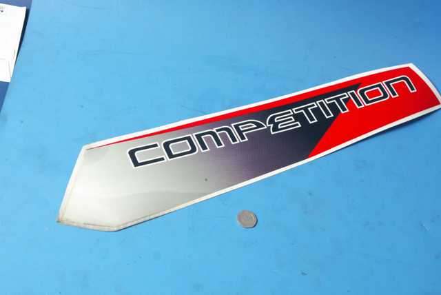 sticker decal XOR Compitition low L H red black white