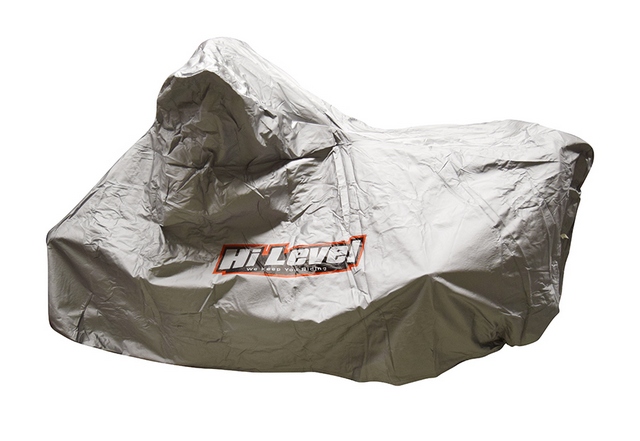 Motorcycle Bike cover PVC with lock hole & strap new