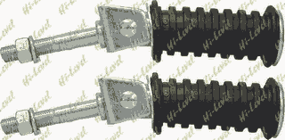 Footrests universal 10mm bolt on 50mm length bolt 544985