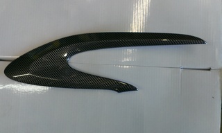 Side panel cover carbon effect trim right hand Sym XS125