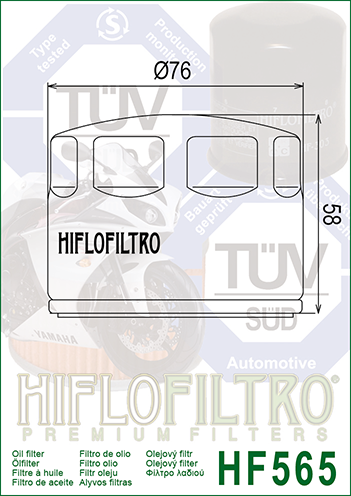 HF565 Hiflo oil filter new