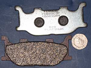 Ferodo FDB2003 brake pads new same shape as EBC FA199