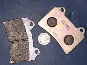 Ferodo FDB449 brake pad same shape as EBC FA123
