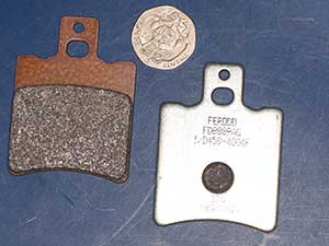 Ferodo FDB889 brake pads same shape as EBC FA206