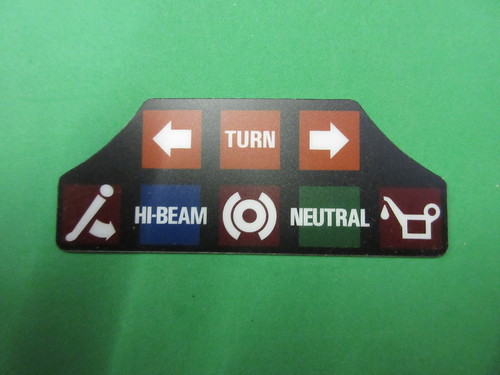 Decal for instrument panel replaces 92-0783 on Classic and Interpol 2 (image for) Decal for instrument panel replaces 92-0783 on Classic and Interpol 2