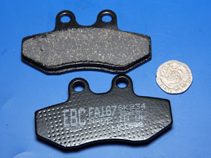 FA167 EBC standard brake pads new