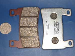 Ferodo disc brake pad FDB2079 same shape as EBC FA265 new