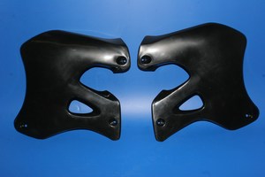 Radiator scoops pair in black Suzuki RM125 RM250 PS4120