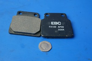 FA122 standard EBC brake pads new