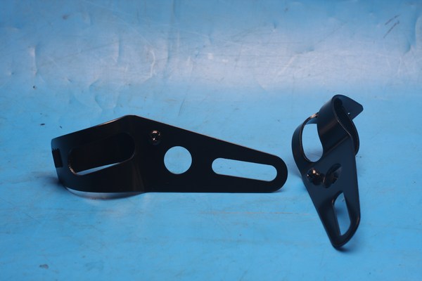Headlight / Headlamp mount bracket black 37mm to 42mm universal