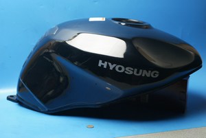 Petrol tank Hyosung GT650 GT650R black shop soiled