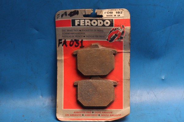 Ferodo brake pads same shape as EBC FA31