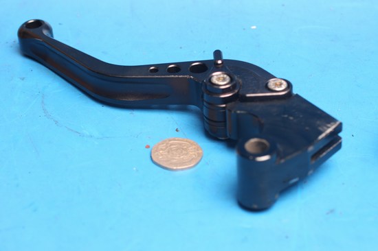 brake lever adjustable in blueblack