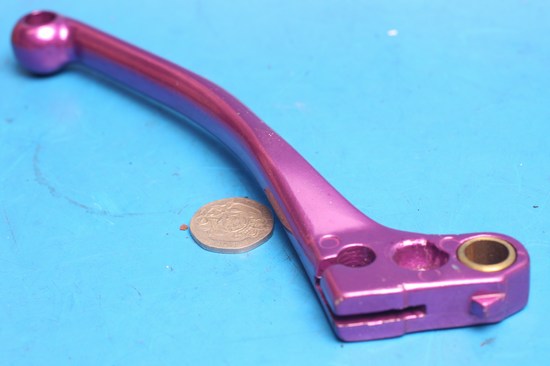 clutch lever anodised purple