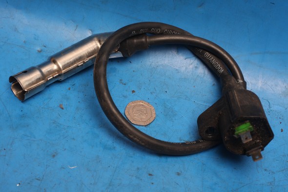 HT ignition coil Two wire & cap Used Sukida Viper125