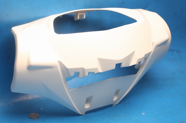 Handlebar front cowl upper in white Motoroma G10 G01SA100000W2 - Click Image to Close