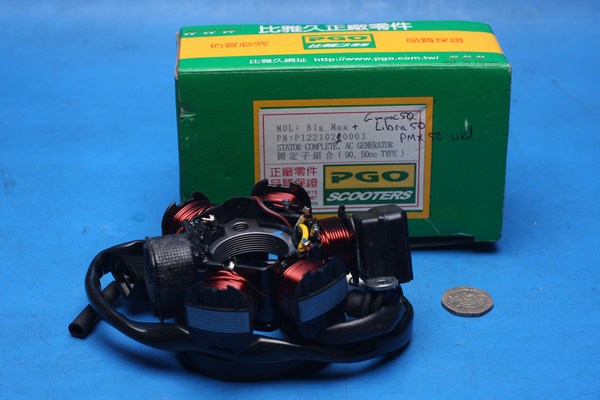 Stator / Generator PGO Gmax50 Libra50 PMX50 Nkd P12210210003