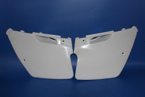 Side Panels pair Kawasaki KX125 KX250 (White) PS4190