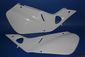 Side Panels pair Honda CR125 CR250 (White) PS4160