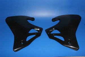 Radiator scoops pair black Honda CR125 CR250 CR500 PS410K
