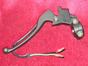Brake lever complete with mounting bracket left hand